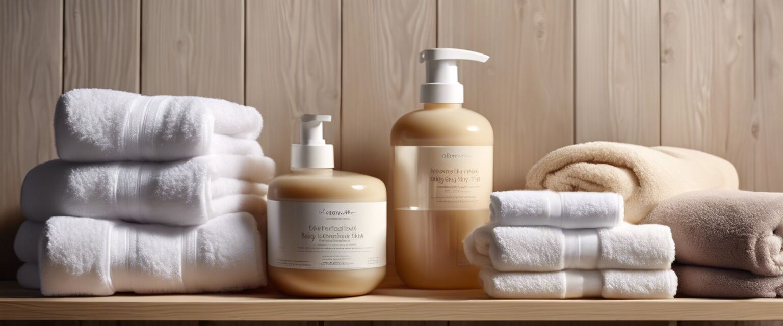 Collection of organic baby bath products