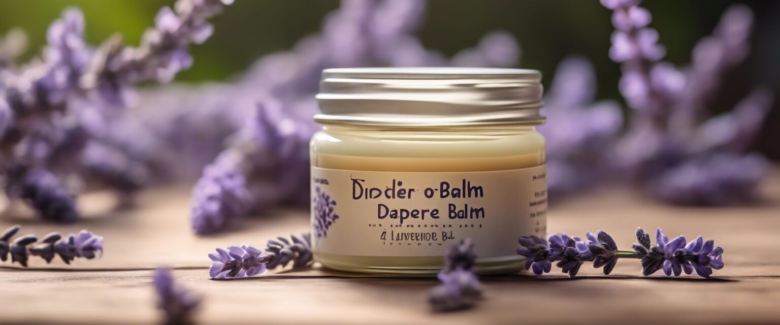 Homemade organic diaper balm